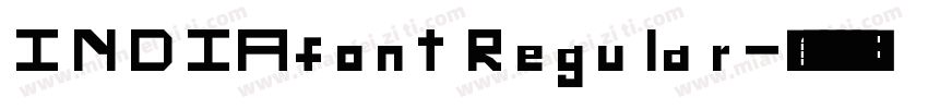 INDIAfont Regular字体转换